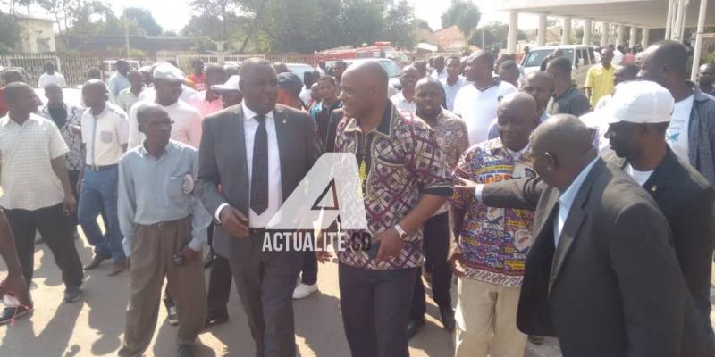 Les membres de l'opposition à la mairie de Lubumbashi