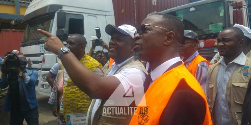 Corneille Nangaa à la reception des machines à voter à Matadi (Ph. ACTUALITE.CD)