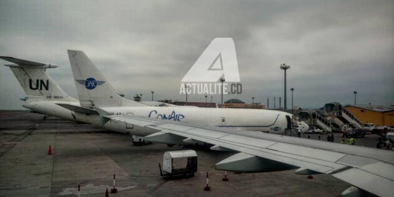 Aéroport de Ndjili (Ph. ACTUALITE.CD)