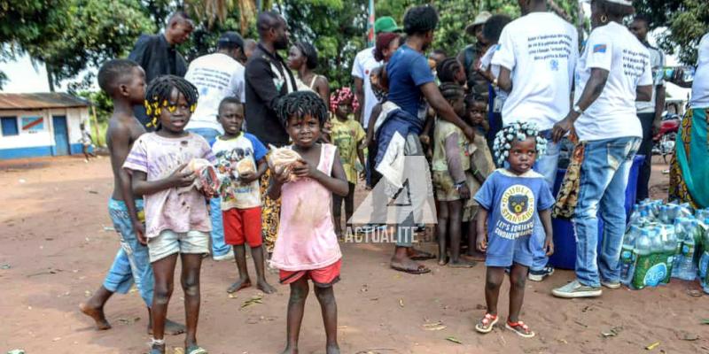 Les refoulés arrivés à Kamako (Photo ACTUALITE.CD)