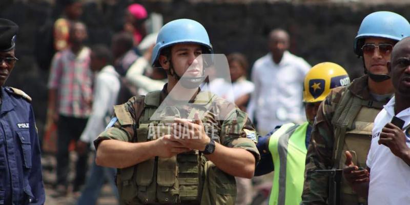 Les casques bleus de la MONUSCO (Ph. ACTUALITE.CD)