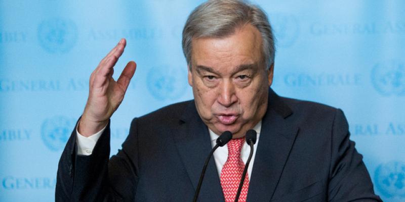 Le Secrétaire général de l'ONU , António Guterres