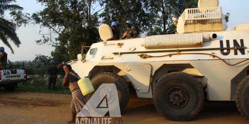 Un blindé de la Monusco à Beni