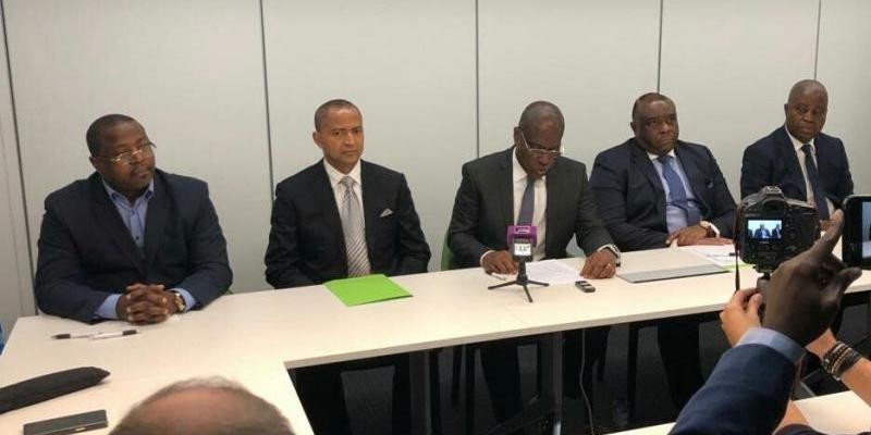 Les leaders de l'opposition, membres de la coalition "Lamuka" avec à sa tête Martin Fayulu/Photo droits tiers