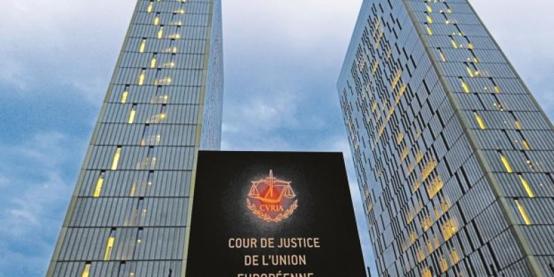 Le siège de la cour de Justice de l'UE 