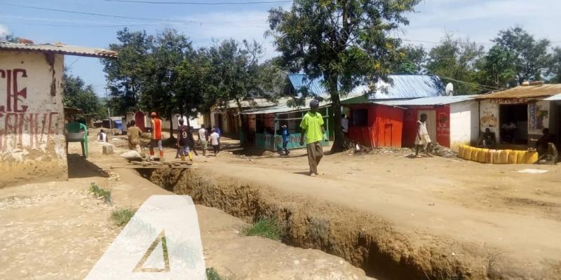 Une avenue de la cité de Baraka dans le territoire de Fizi/Ph Lubunga Lavoix