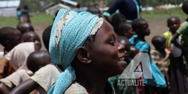 Des déplacés dans un camp à Bunia (Photo: Ley Uwera/ACTUALITE.CD)