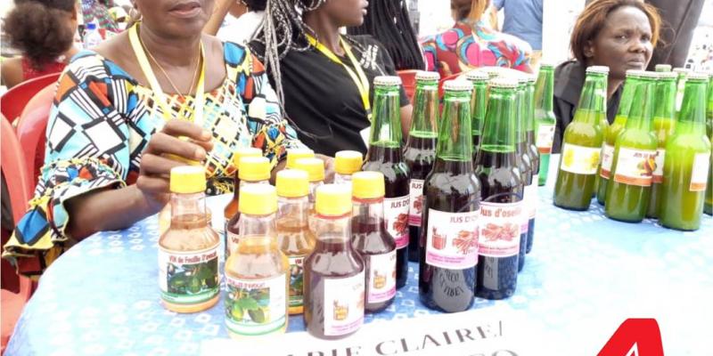 Exposantes au grand marché de l'agriculteur et de l'artisan congolais.