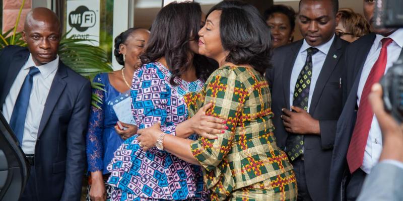 Denise Nyakeru Tshisekedi (Première dame de la RDC) et Nicole Sulu (fondatrice du Sultani Makutano)