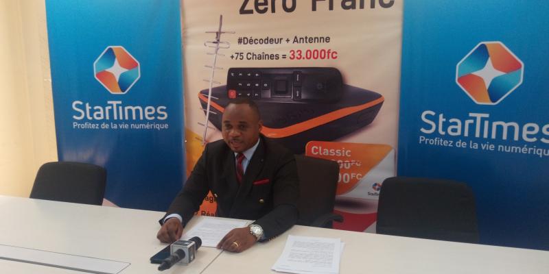 Rodrigue Kalombo directeur de communication de StarTimes