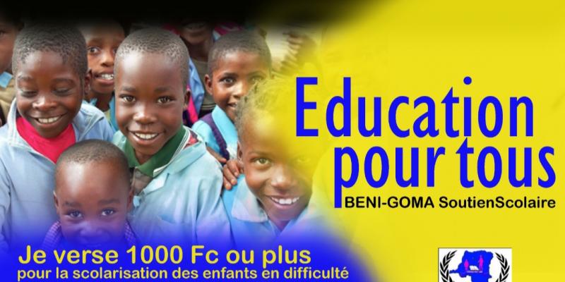 campagne pour les enfants de Beni et Goma