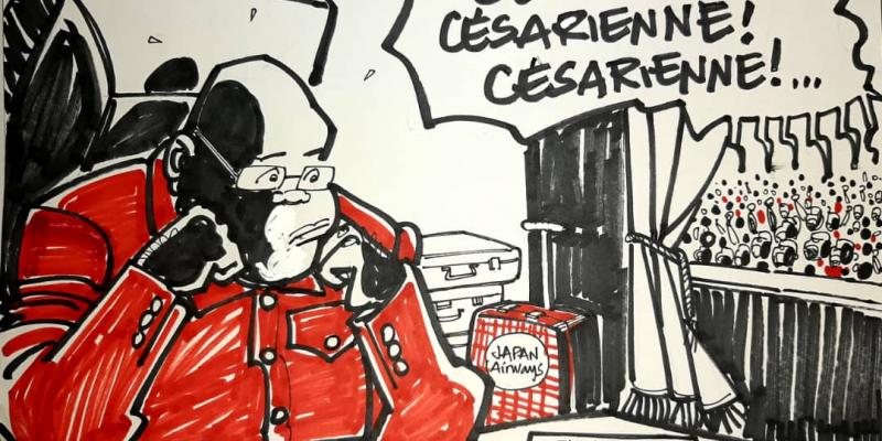 Caricature ACTUALITE.CD réalisée par Kash