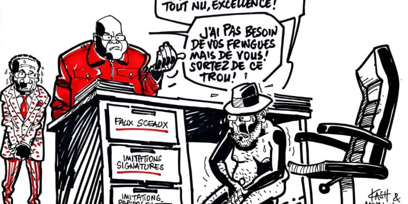 Les caricatures de ACTUALITE.CD sont réalisées par Kash 