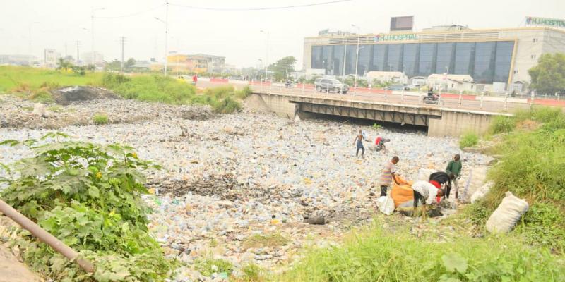 Rivière Kalamu à Limete/Kinshasa