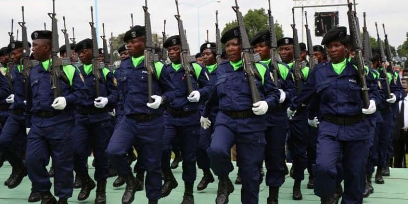 Éléments de la Police nationale Congolaise (photo droits tiers)