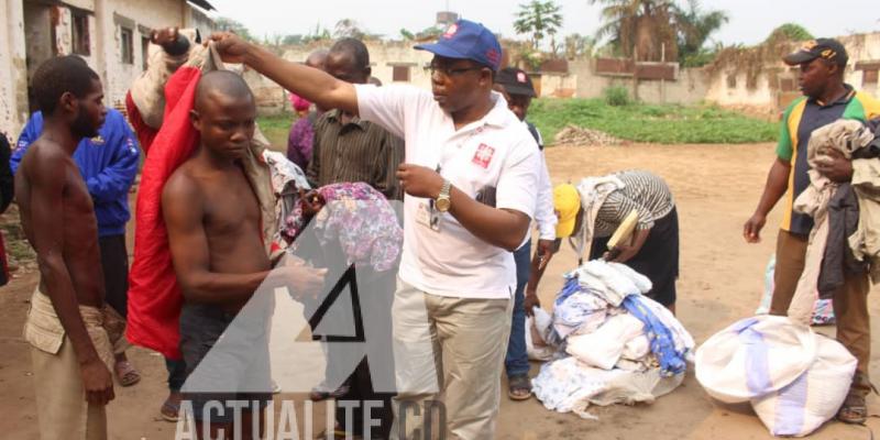 Caritas Maï-Ndombe à la prison centrale d'Inongo. Ph. ACTUALITE.CD