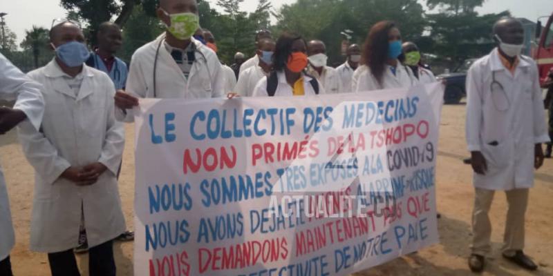 Marche des médecins à Kisangani/Ph ACTUALITE.CD