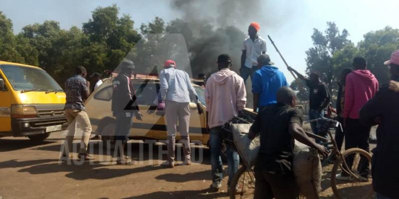 Quelques militants de l'UDPS à Lubumbashi/Ph. ACTUALITE.CD