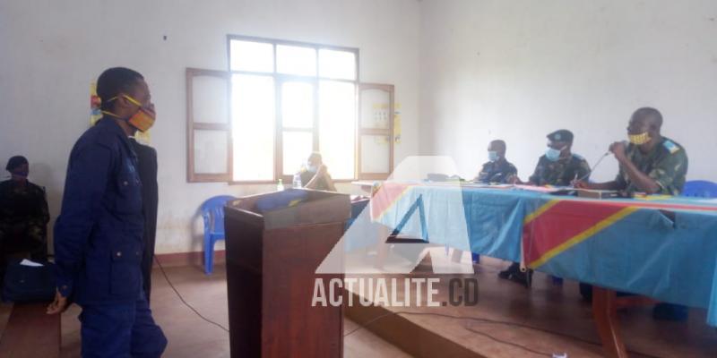 Présumé meurtrier du jeune militant de la Lucha devant le tribunal tribunal militaire garnison de Beni-Butembo