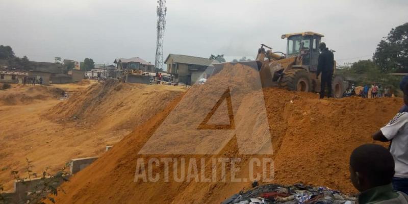 Travaux de réhabilitation routiers à Kinshasa