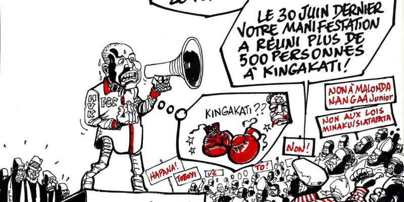 Les caricatures de ACTUALITE.CD sont réalisées par Kash. 