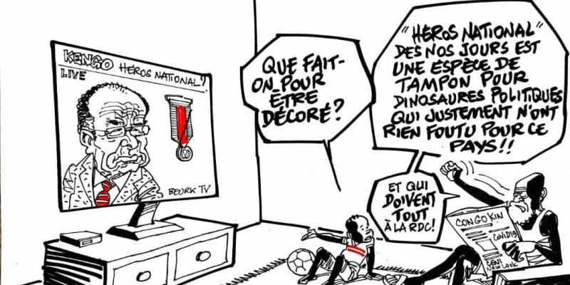 Les caricatures de ACTUALITE.CD sont réalisées par Kash.