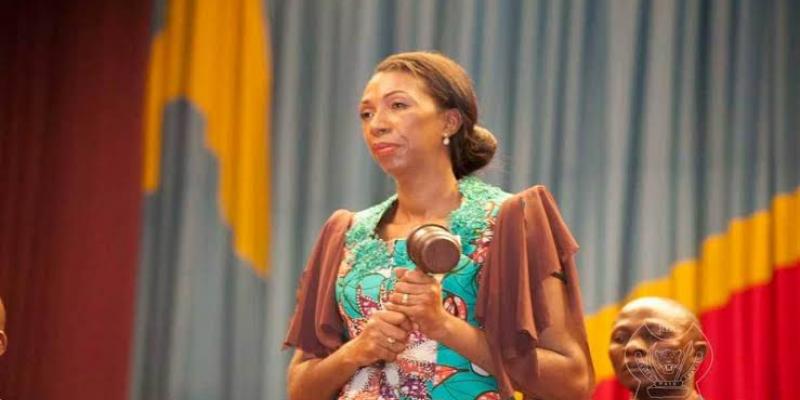 La présidente de l'Assemblée nationale, Jeanine Mabunda. Photo droits tiers