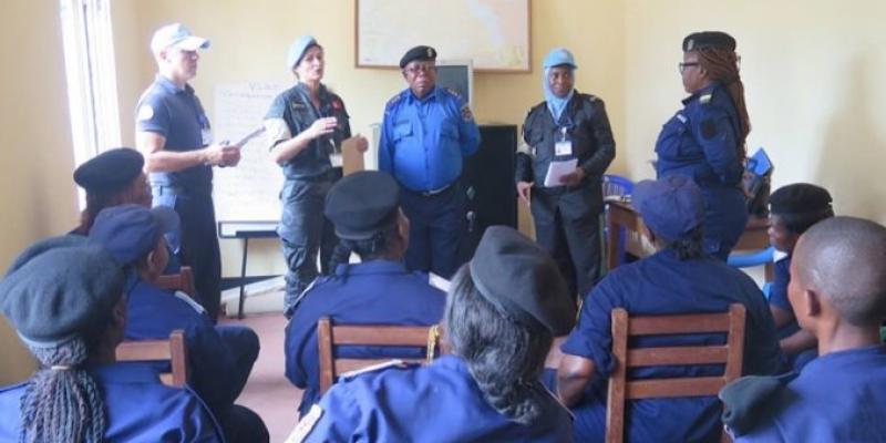 Formation des policiers congolais/Ph. Droits tiers