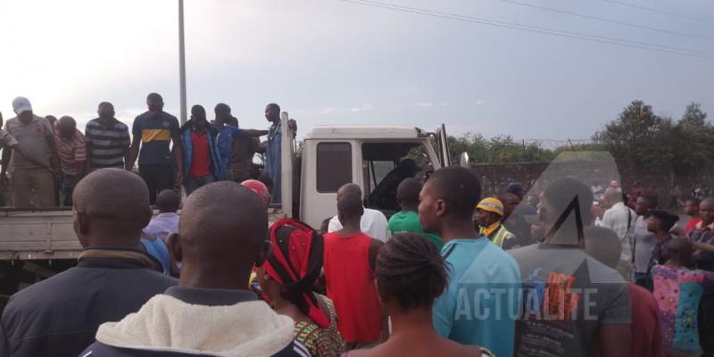 Illustration. Un camion accidenté à Goma/Ph Yvonne Kapinga