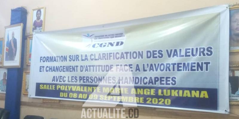 Protocole de Maputo : des personnes en situation de handicap formées à Kinshasa