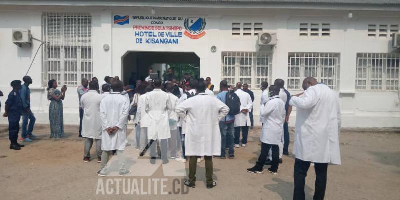 Une manifestation des médecins de Kisangani/Ph ACTUALITE.CD