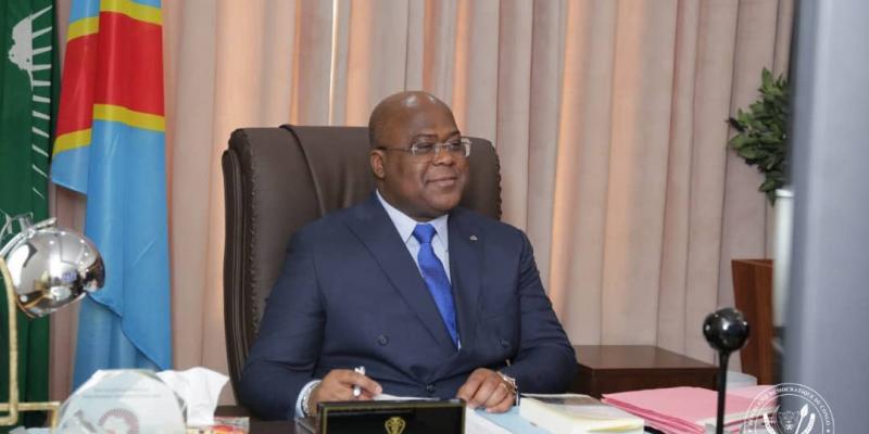 Le président de la république Félix Tshisekedi