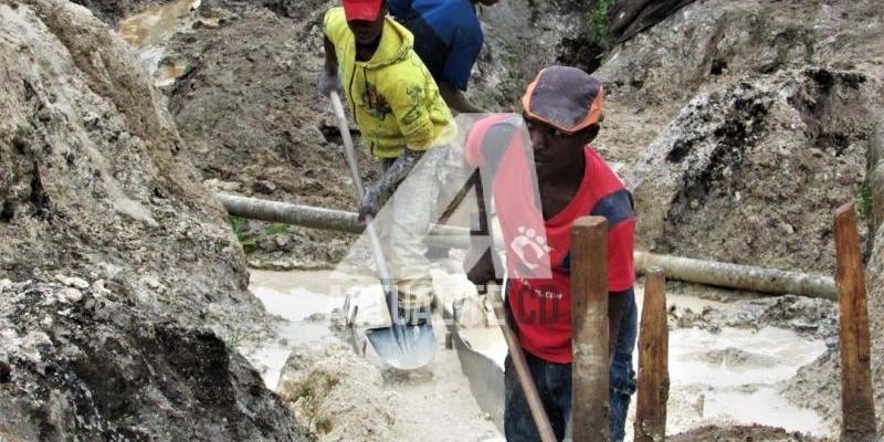 Des mineurs dans une carrière d'exploitation de coltan à Masisi/Ph ACTUALITE.CD