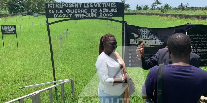 Les tombes des victimes de la guerre de six jours à Kisangani/Ph ACTUALITE.CD