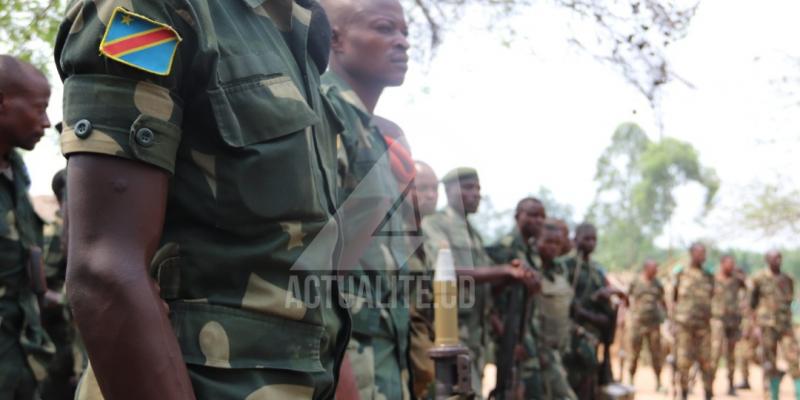 Les FARDC en opération à Beni. Ph. ACTUALITE.CD