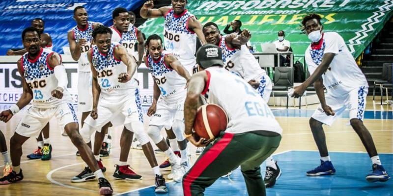 Les Léopards Basketball face à Madagascar. PH/Droits tiers.