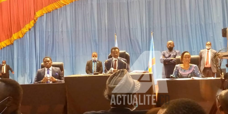 Les membres du bureau d'âge de l'Assemblée nationale/Ph ACTUALITE.CD