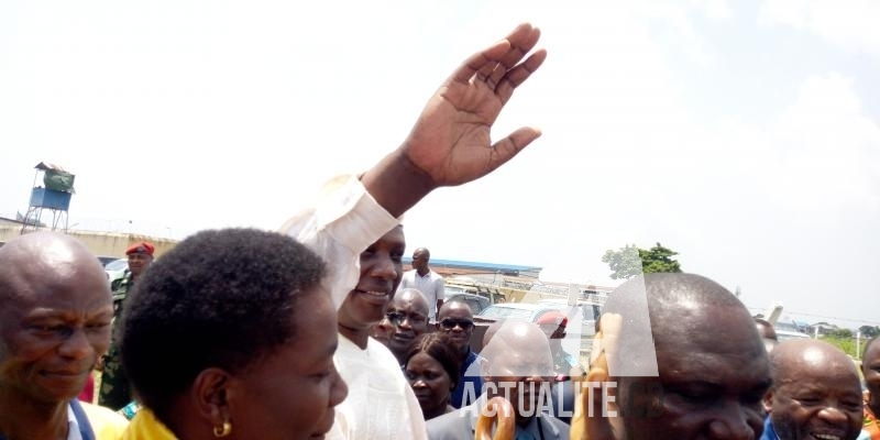 Thomas Lubanga dans la foule/Ph ACTUALITE.CD