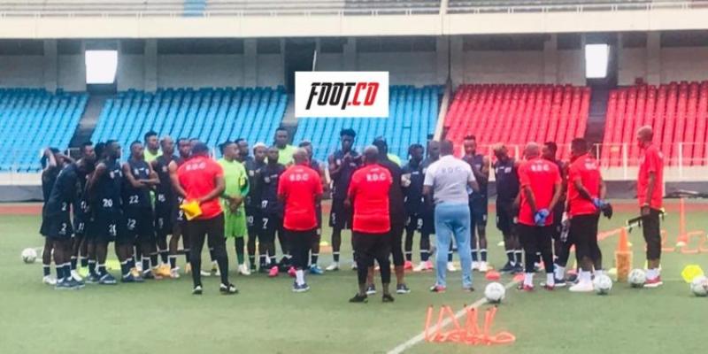 1ère séance d'entrainement des Léopards A' de la RDC en prévision du CHAN 2020