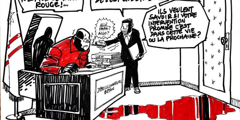 Les caricatures de ACTUALITE.CD sont réalisées par Kash. 