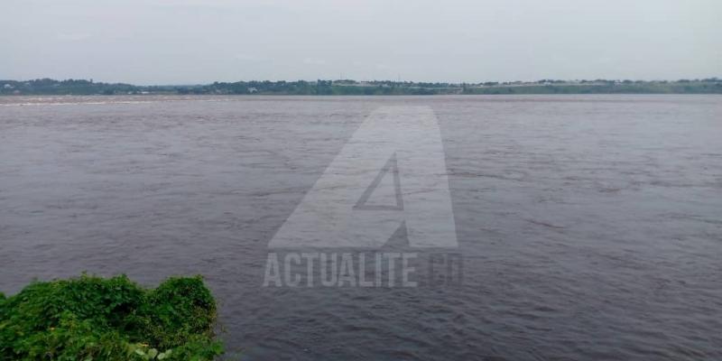 Les eaux du fleuve Congo à Kinshasa/Ngaliema. Ph. ACTUALITE.CD