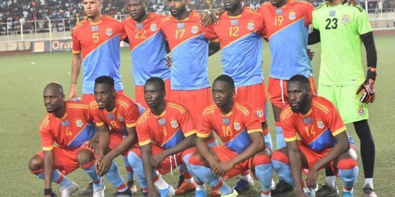 Les Léopards lors d'une rencontre face au Gabon au stade des Martyrs/Ph. droits tiers 