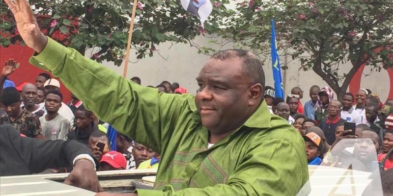 Jean-Pierre Bemba, président du MLC lors de son retour à Kinshasa/Ph. ACTUALITE.CD