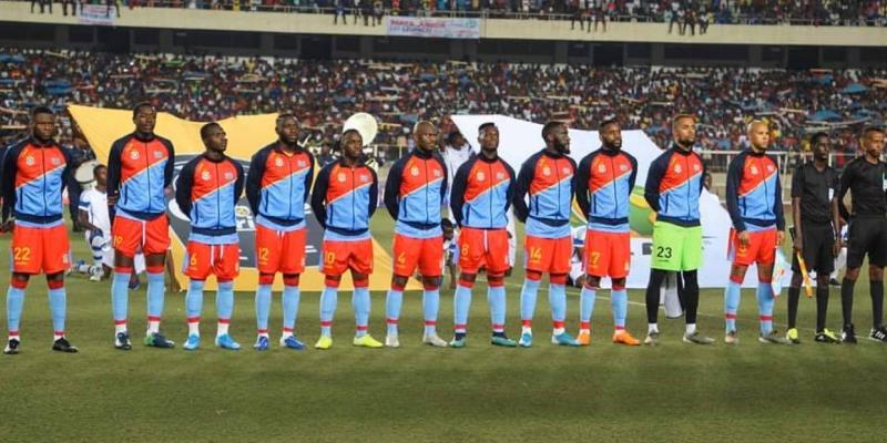 Les Léopards lors d'une rencontre contre le Gabon au stade des Martyrs/Ph. droits tiers