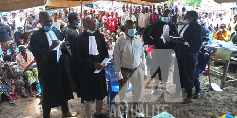 Procès du chef coutumier et ancien chef milicien Laurent Nsumbu Katende/Ph ACTUALITE.CD