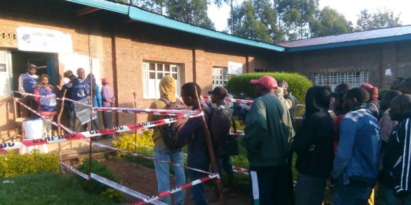 les électeurs dans un centre de vote à Butembo/Ph. ACTUALITE.CD