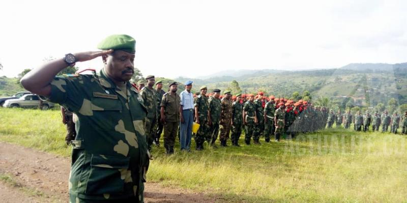 Une parade de l'armée dans la zone d'opération à Beni/Ph ACTUALITE.CD 