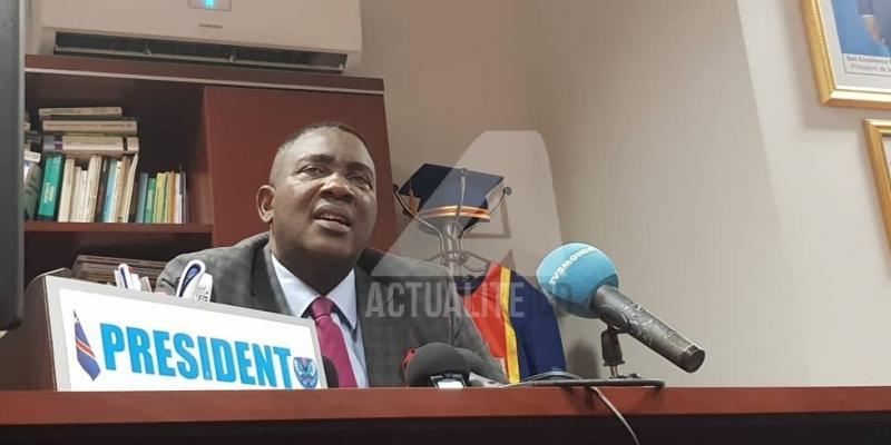 Godé Mpoyi, Président de l'Assemblée provinciale de Kinshasa/Ph. ACTUALITE.CD