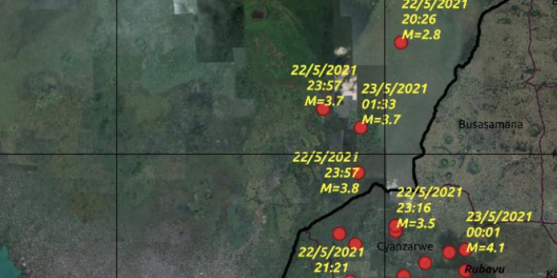 Illustration par: Rwanda Seismic Monitor 