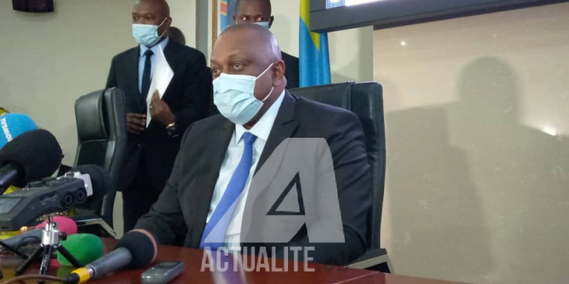 Jean-Jacques Mbungani, ministre de la santé/Ph ACTUALITE.CD 